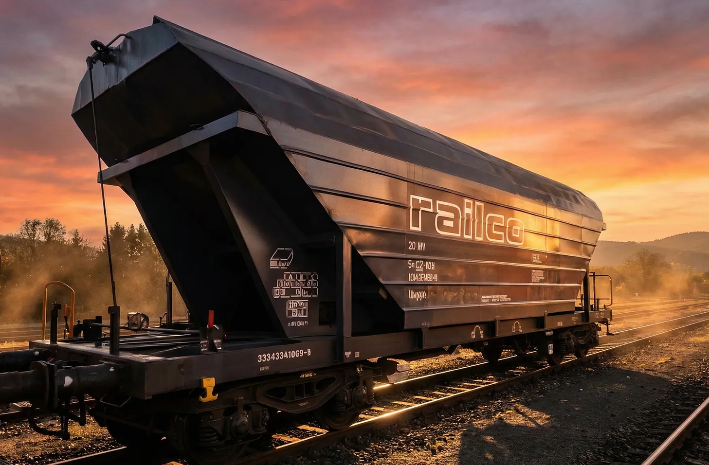 Uagpps 85 m³ hopper wagon - Railco