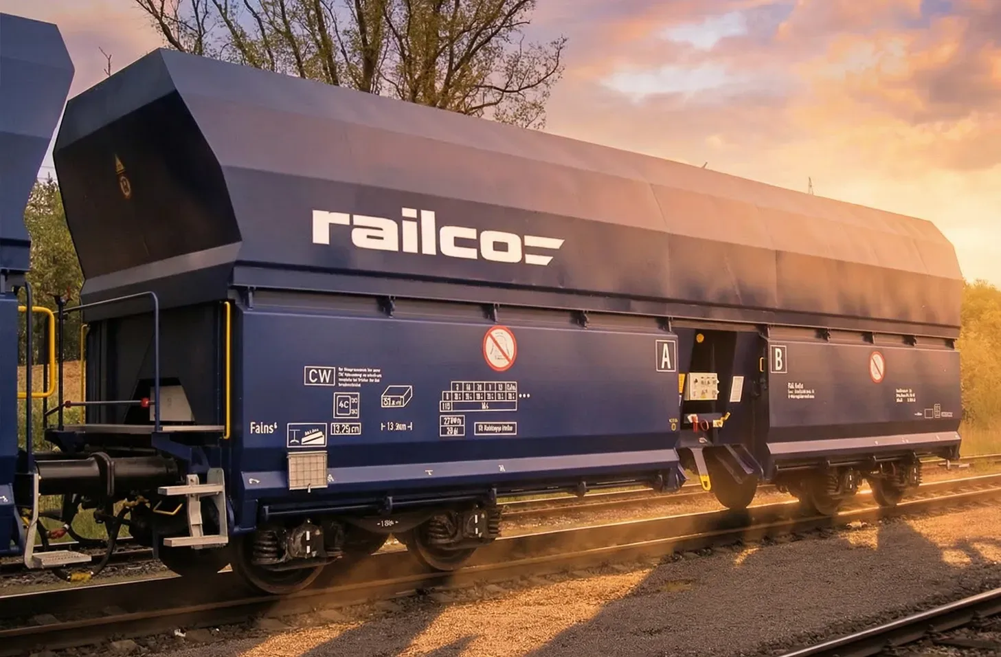 Falns 85 m³ hopper wagon - Railco